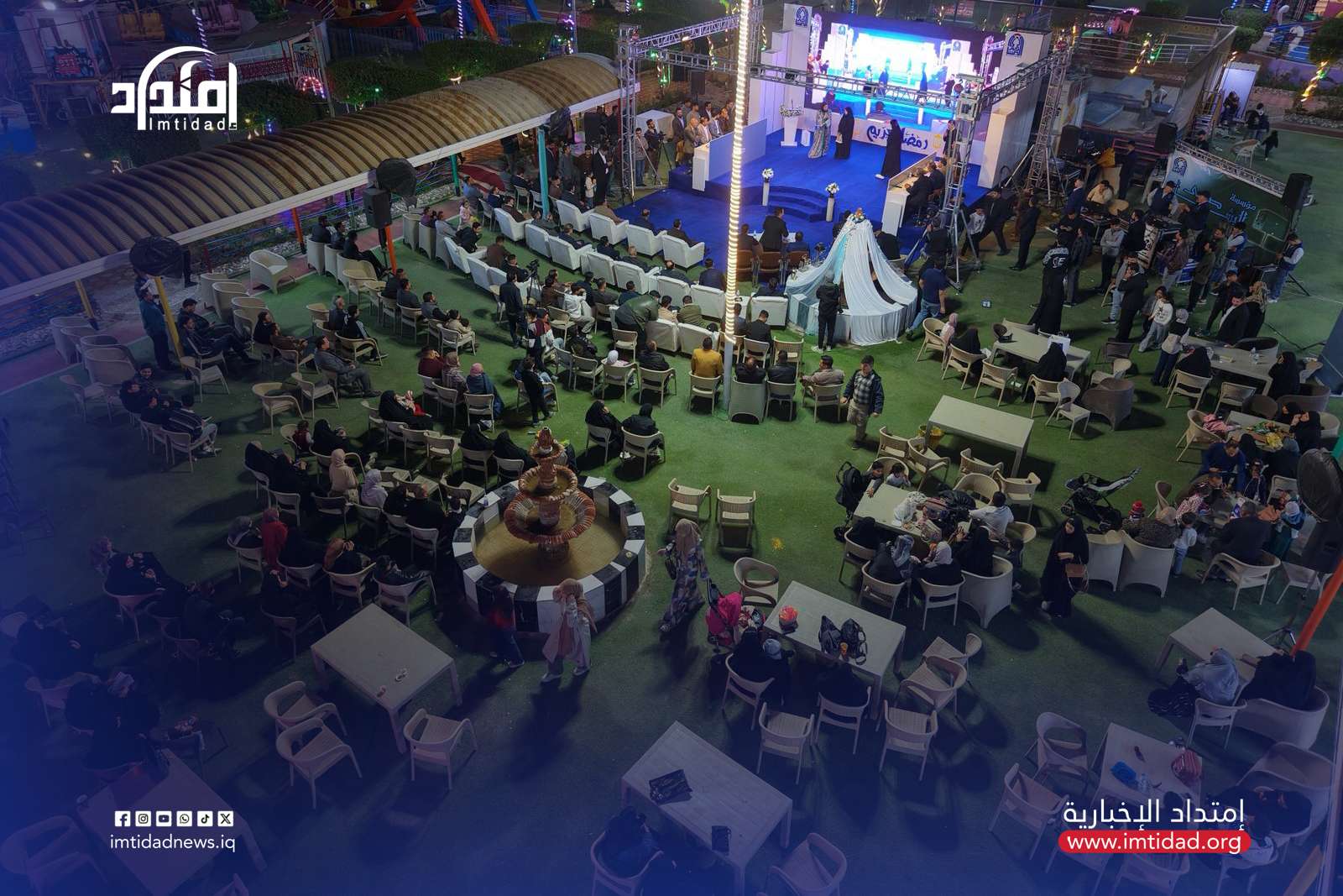 إنطلاق مسابقة “بشائر المعرفة” في مدينة ألعاب السندباد وسط حضور عائلي واسع بكربلاء.